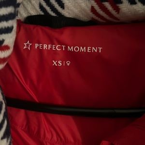 PERFECT MOMENT 'STAR GINGHAM POLY WOOL' COAT - SIZE XS- MSRP $990.00